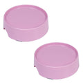 Elevated dog bowl stand set of two for senior dog feeding