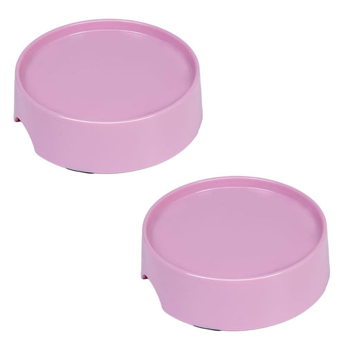Elevated dog bowl stand set of two for senior dog feeding