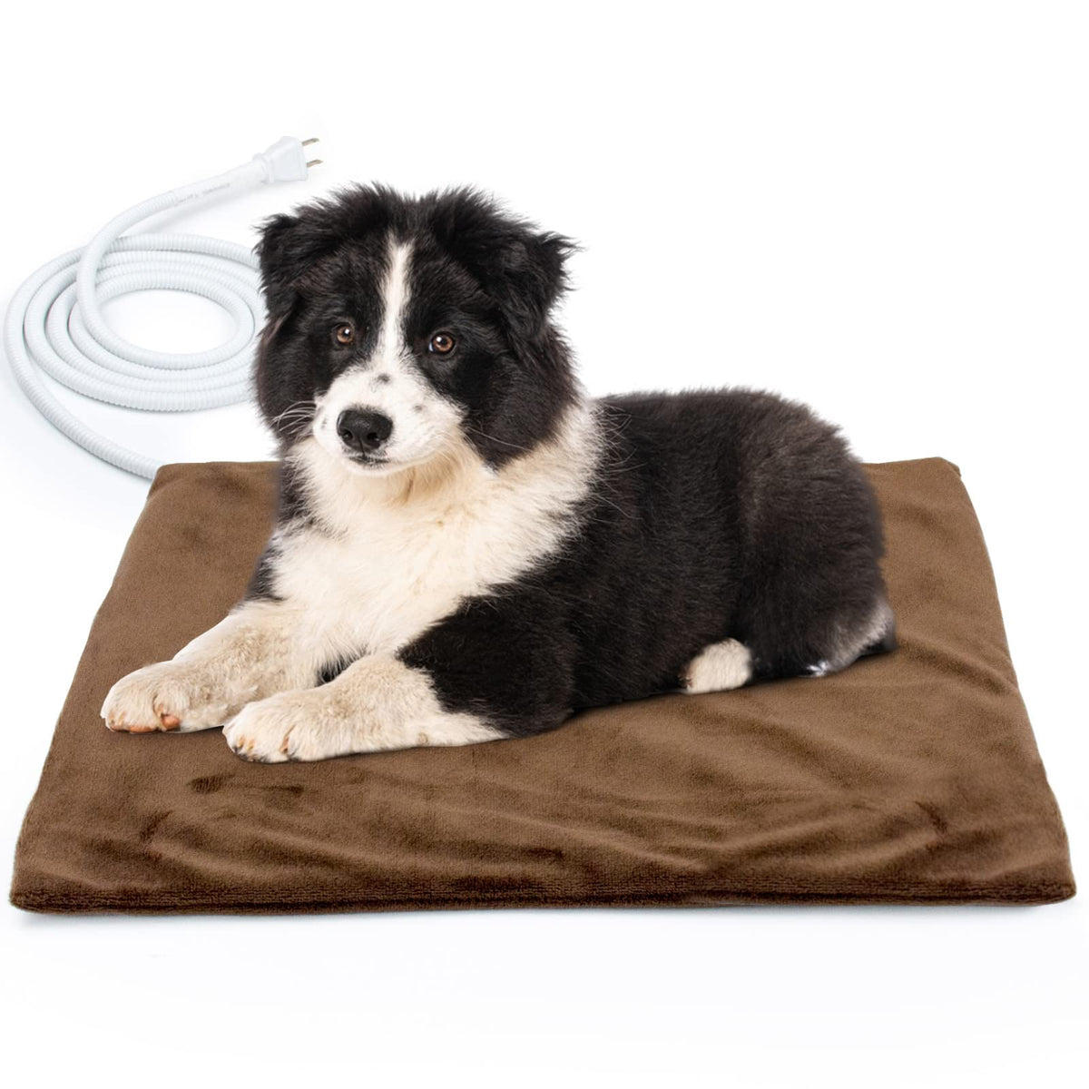 Waterproof heating pad with removable washable cover for dogs and cats