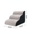 3-step wave dog stairs dimensions: 40 cm wide, 55 cm long, 35 cm high