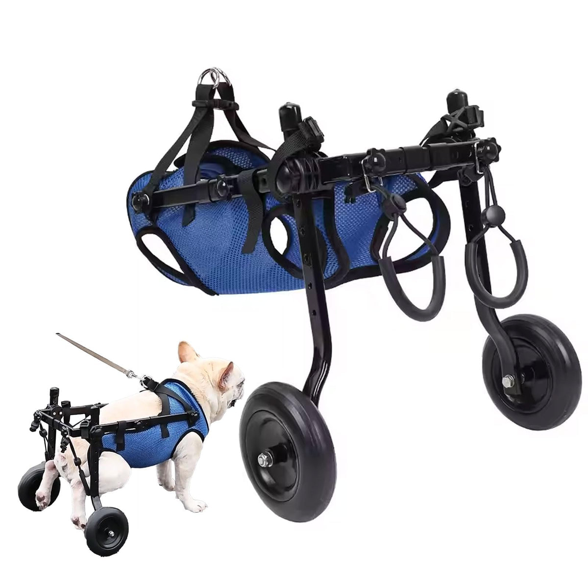 Lightweight dog wheelchair for back legs, product photo 2